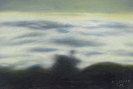 Teneriffa, fog, oil on paper, 30x20 cm, 2010