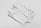 Unfolded paper towel, pencil