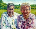 My parents 2009 in acrylic