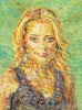 Portrait unknowing woman