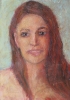 Portrait, woman with red hair
